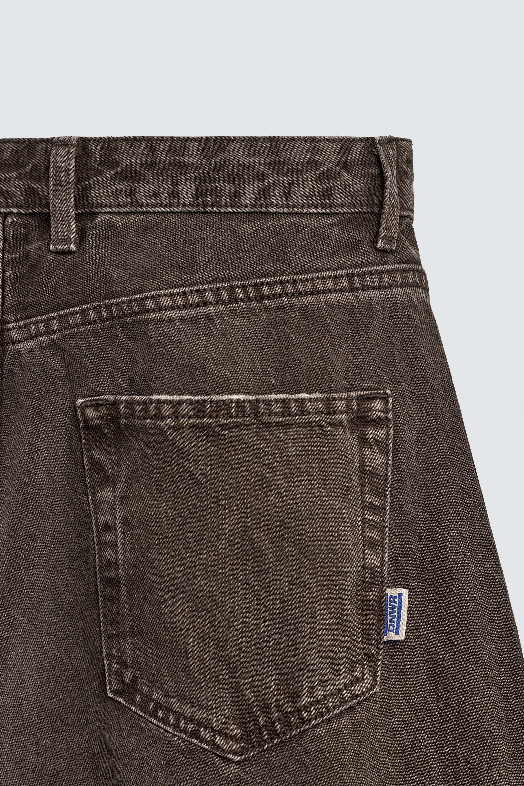 WASHED BARREL FIT PANTS